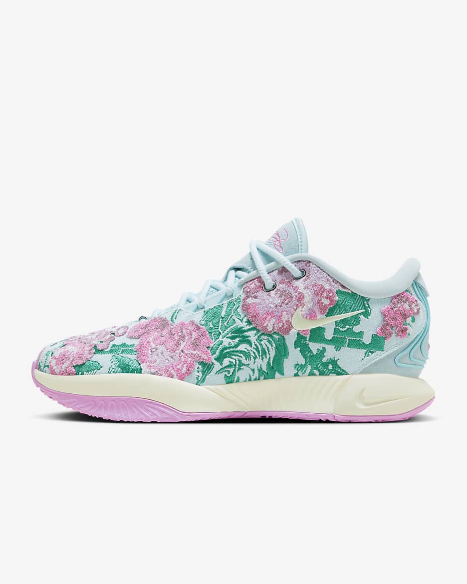 Lebron flower shoes hotsell